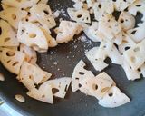 れんこんの海苔塩きんぴら作り方4写真