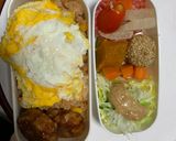 全てレンジ洋風キムチピリ辛オムライス弁当作り方17写真