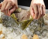 ブラッディホーンブル肉の塩釜焼き作り方5写真