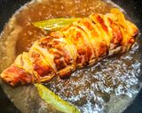 ベーコンと豚ヒレ肉のローストポーク作り方3写真