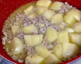 新じゃが芋とえんどう豆のそぼろ煮♪作り方6写真