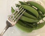 簡単♪スナップエンドウの下処理作り方1写真