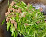 楽ちん ひき肉チンジャオロース丼作り方5写真