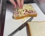 とーちゃんのベーコンチーズホットサンド！作り方2写真