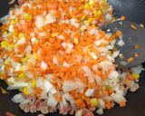 たっぷりコーンのキーマカレー作り方2写真