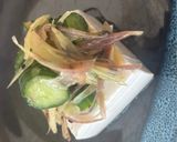きゅうりと茗荷の合えもの(豆腐にのせて)作り方5写真