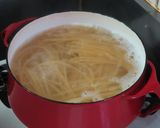 海鮮とブロッコリとひよこ豆のパスタ作り方11写真
