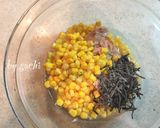 【作り置き】豆苗とコーンのツナサラダ作り方1写真