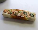 お弁当に✿マヨ鮭ちくわの卵巻き作り方1写真