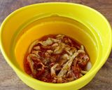 レンジで！豚のぶっかけしょうがうどん作り方3写真