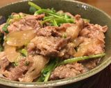 甘酒牛丼作り方5写真