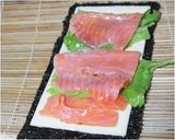 サーモンとチーズの海苔巻き作り方3写真