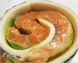 サーモンとチーズの海苔巻き作り方4写真