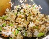 セロリと網海老のお手軽炒飯作り方3写真