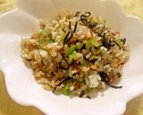 セロリと網海老のお手軽炒飯作り方4写真