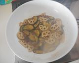 れんこんとナスの炒め煮作り方3写真