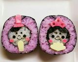 ひな祭り キャラ弁＊ひな祭り巻きおにぎり作り方7写真