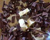 板チョコでレーズンと胡桃の濃厚ブラウニー作り方1写真