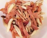 ワンパン簡単！ベーコン塩昆布の和風パスタ作り方2写真