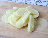 材料4つ　ノルマンディー風グラタン作り方1写真