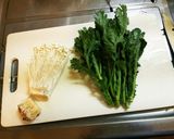 春菊とえのきのおひたし作り方1写真