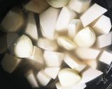 玄米黒米里芋にんにくカレー(^_^)作り方1写真