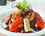 ステーキと焼き野菜の和風だれ♪作り方6写真