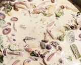 アボカドと生ハムのクリームパスタ作り方6写真
