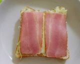 朝食やお昼に☆簡単☆ハムチーズトースト♪作り方2写真