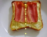 朝食やお昼に☆簡単☆ハムチーズトースト♪作り方3写真