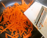 お弁当に♡人参とお揚げの塩昆布炒め作り方3写真