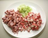 私だけのキムチチャーハン作り方1写真