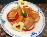 可愛い❤️簡単りんごホットケーキ作り方8写真