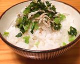 カブの葉としらすの炒め物作り方5写真