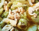簡単☆美味しい！白菜と鶏ももの炊いたん作り方4写真