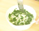 【離乳中期】真鯛とちぢみほうれん草の雑炊作り方5写真