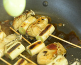 牡蠣とネギの甘辛串焼き作り方5写真