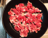 豚こまとほうれん草の卵とじ丼作り方2写真