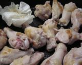 手羽元・栗・切り昆布の煮物作り方1写真