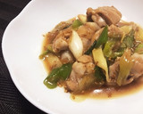 簡単激旨♡鶏もも肉と白ネギの照り焼き♡作り方2写真