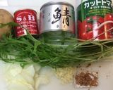 サバ水煮缶のラグー・トマトカレー味作り方1写真