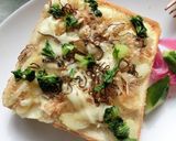 セロリのゴマおかか塩昆布和トースト作り方5写真