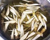 鶏もも肉とごぼうでピリ辛あったか☆鶏鍋☆作り方1写真