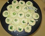 オクラ入りたこ焼き(たこ無し)作り方5写真