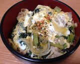 大根の葉と豚バラの玉子とじ丼作り方7写真