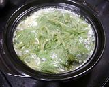 糖質制限！美肌コラーゲン鍋(水菜)作り方6写真