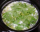 糖質制限！美肌コラーゲン鍋(水菜)作り方7写真