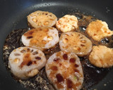 こってり旨い！蓮根のささみはさみ焼き作り方6写真