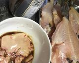 肝醤油で食べる冬のカワハギの刺身作り方2写真