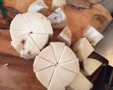 ゴロゴロ京芋の味噌チーズピザ作り方1写真